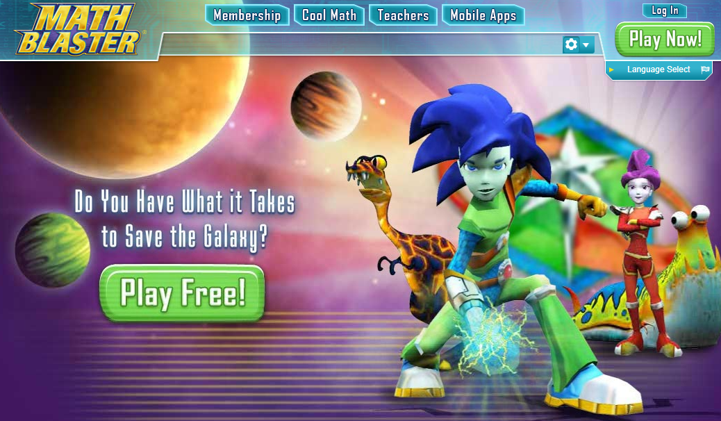 Math Blaster - Space Arcade Game Enhancing Math Skills