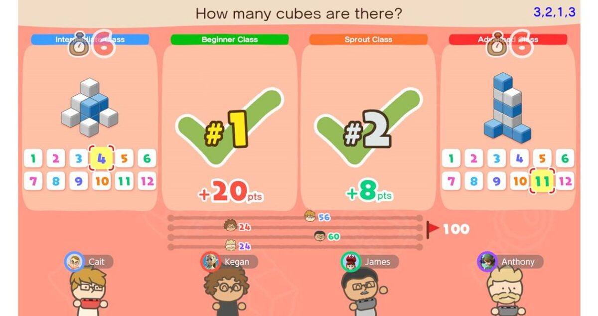 Big Brain Academy mini-games