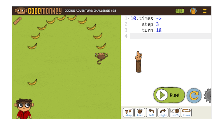 CodeMonkey: Learn Coding by Solving Fun Puzzles