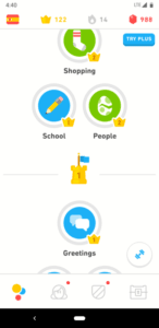 Duolingo screenshot