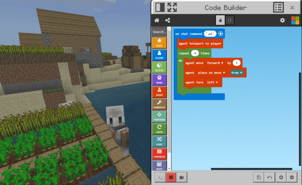 Minecraft Code Builder