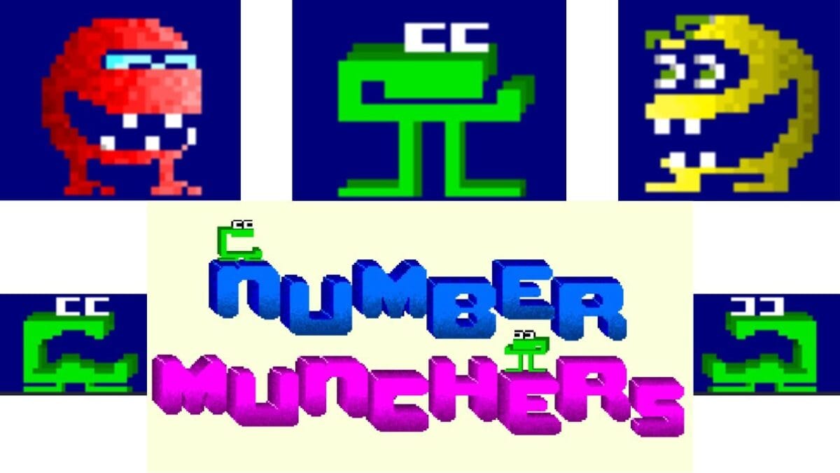 Number Munchers gameplay screenshot