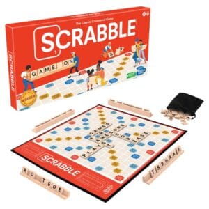 Scrabble: The Classic Word Construction Board Game for Skill Building
